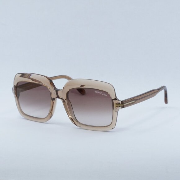 Tom Ford Wallis FT0688 45G Sunglasses - Shiny Light Brown Frame main image 6